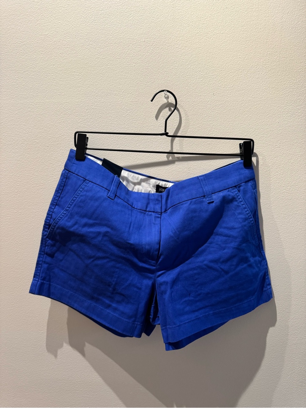 NWT J.Crew 3" Stretch Chino Shorts - [Royal Blue] - Size 6